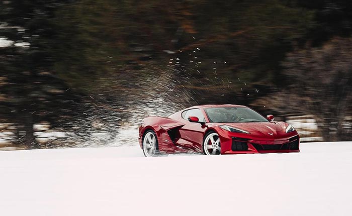 [VIDEO] More Corvette E-Ray Ice Racing from Mobil 1