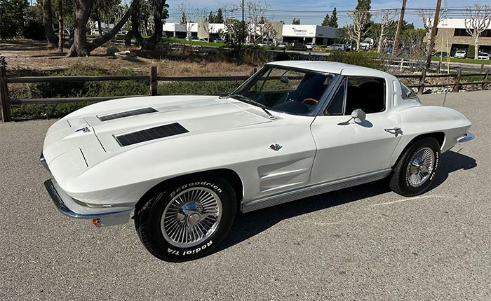 1963 White / Black 340hp Split Window Coupe