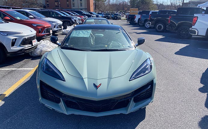 [PICS] First Customer-Ordered 2024 Corvette E-Ray Arrives at the Dealership