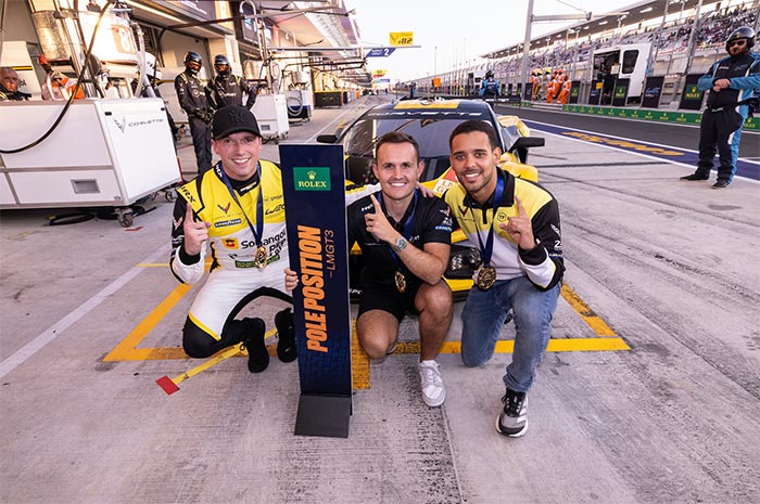 Corvette Racing at Qatar: First Pole for Corvette Z06 GT3.R