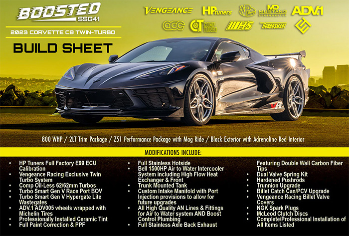 Win a Twin Turbo Corvette Stingray