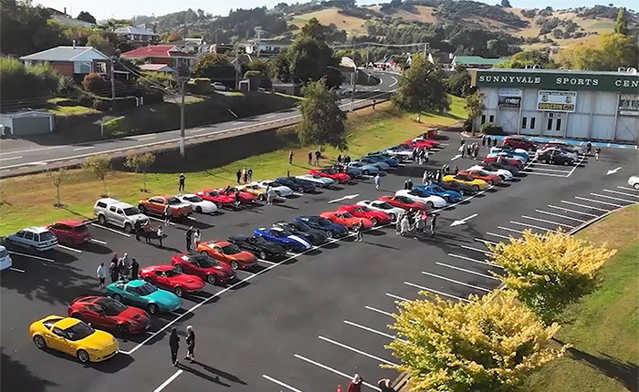 [VIDEO] Nearly 100 Corvettes Gather in New Zealand for National Corvette Convention