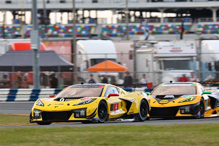 Corvette Z06 GT3Rs at the Rolex 24