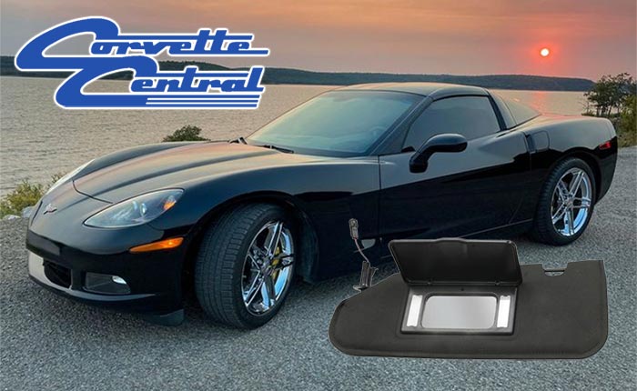 Prep Your Corvette for a Sunset Cruise with New Sun Visors from Corvette Central