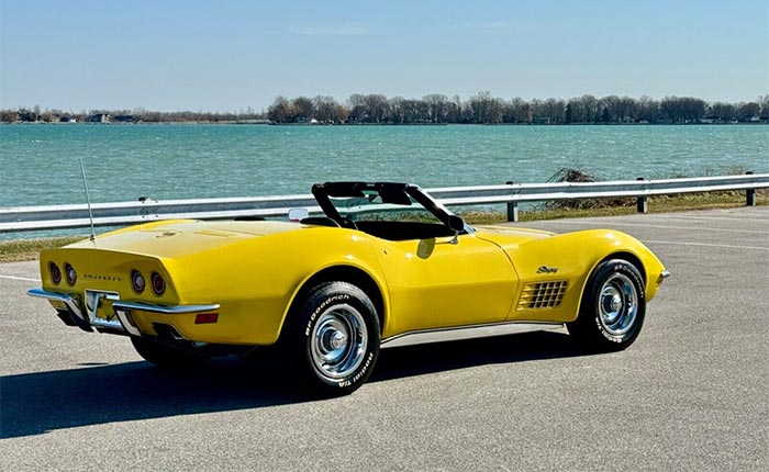 Corvettes for Sale: Highly Original 1971 Corvette Convertible on eBay Priced at $22K