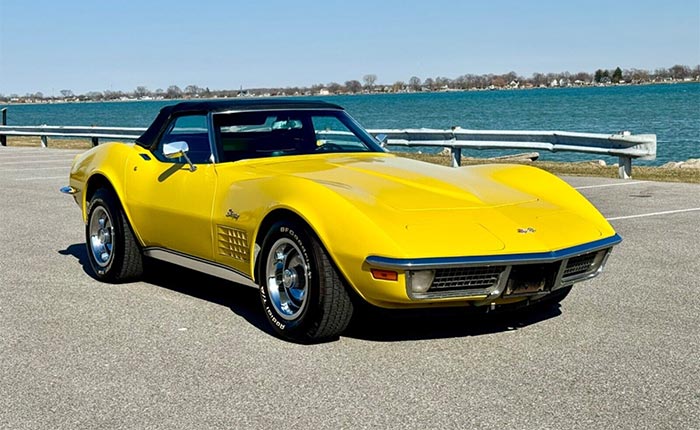 Corvettes for Sale: Highly Original 1971 Corvette Convertible on eBay Priced at $22K