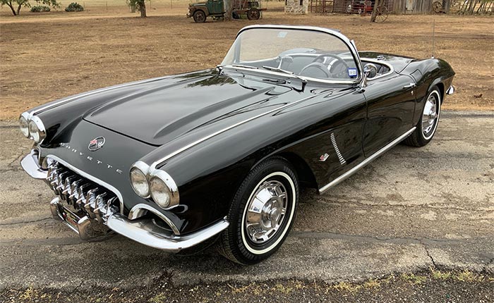 1962 327ci V8 Auto TRIPLE BLACK CONVERTIBLE TWO TOPS