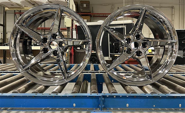 PVD Chrome Wheels for the 2024 Corvette E-Ray