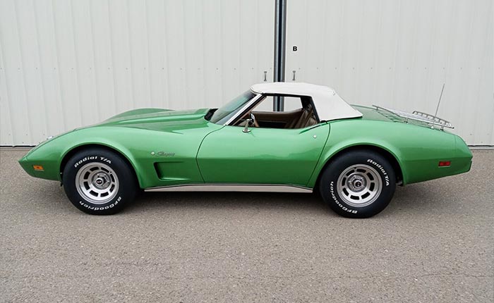 Corvettes for Sale: 1975 Corvette Convertible in Bright Green on eBay