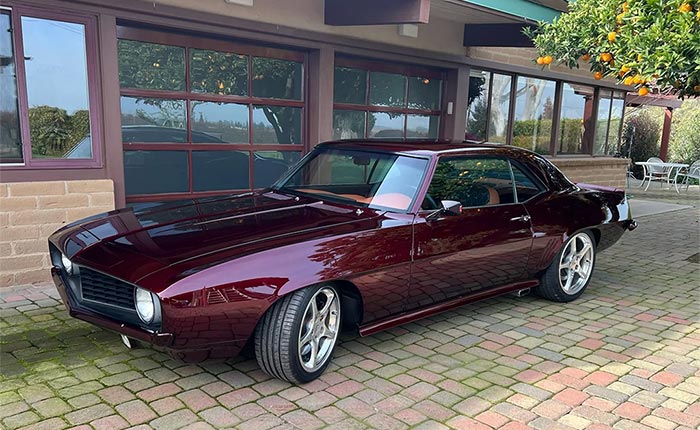 Corvettes for Sale: 2002 Corvette Rebodied as a 1969 Camaro on Bring a Trailer