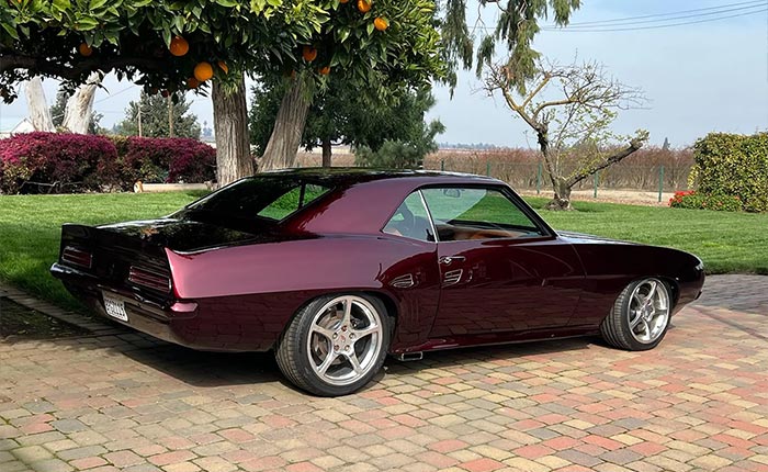 Corvettes for Sale: 2002 Corvette Rebodied as a 1969 Camaro on Bring a Trailer
