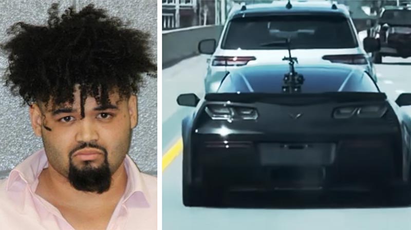 [VIDEO] Driver of Infamous Black C7 Corvette Z06 Who Taunted Police on Social Media Has Been Arrested