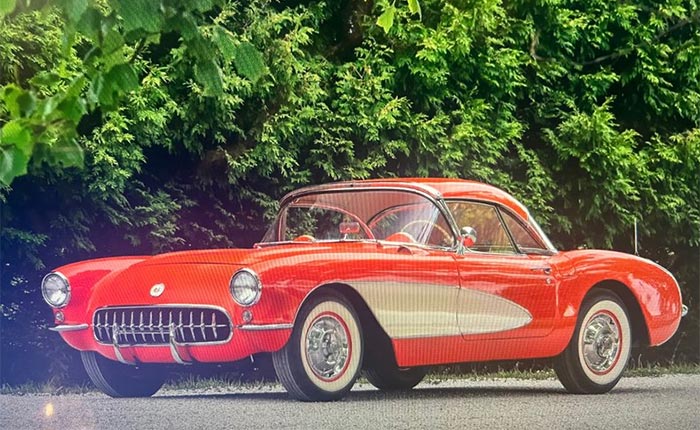 1957 Venetian Red / Biege Convertible