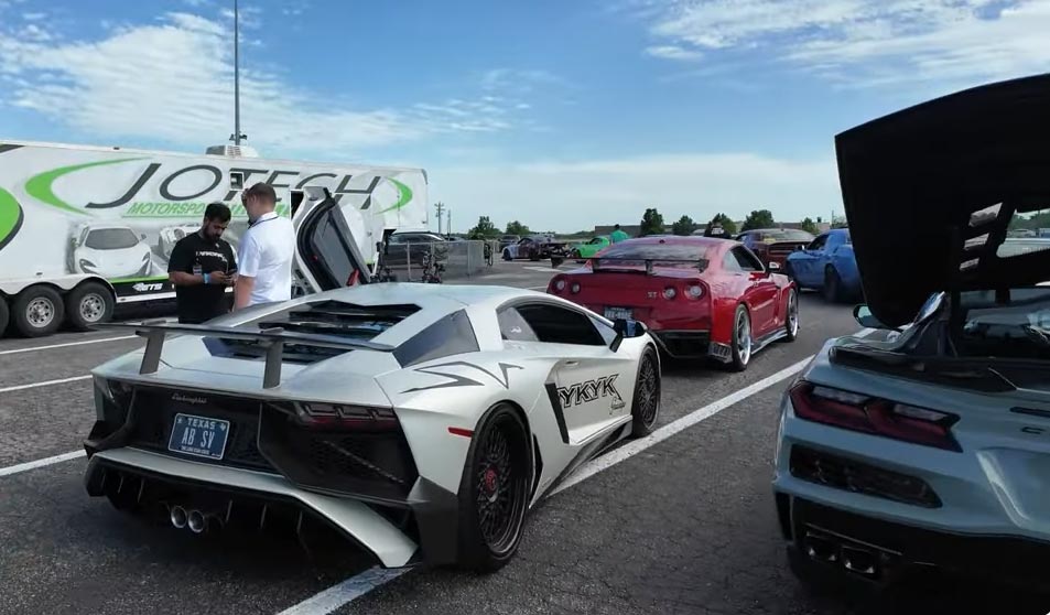 [VIDEO] 2024 Corvette E-Ray Bullies a Nissan GTR and a Lamborghini Aventador SV at the Drag Strip