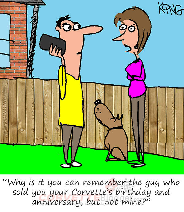 Saturday Morning Corvette Comic: At Least He's Good Remembering Faces