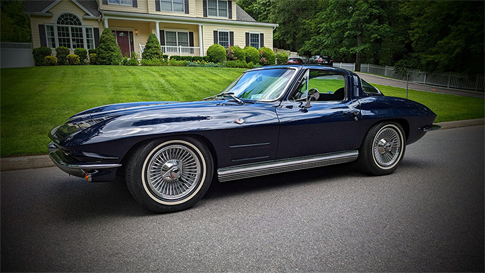 1964 Chevrolet Corvette 327ci V8 4 Spd DAYTONA BLUE