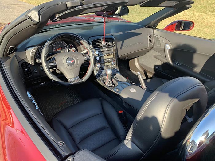 Corvettes for Sale: 1,400-Mile 2007 Corvette Convertible on BaT