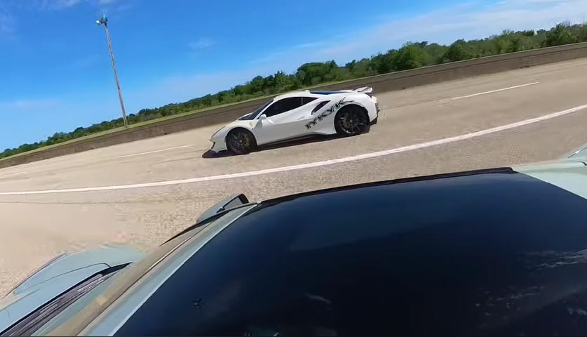 [VIDEO] 2024 Corvette E-Ray Roll Races a Lamborghini, Ferrari 488 Pista