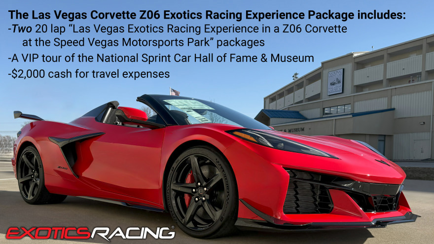 April Flash Contest Offers a Chance for a Las Vegas Racing Experience and a 2024 Corvette Z06 Plus $25K
