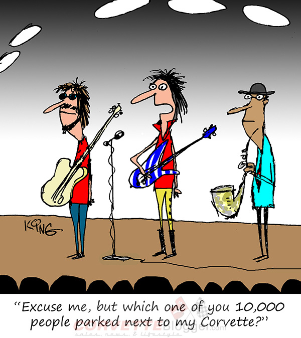 Saturday Morning Corvette Comic: The Car is the Star