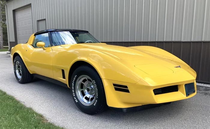 Corvettes for Sale: Stunning Yellow 1980 Corvette on Bring a Trailer
