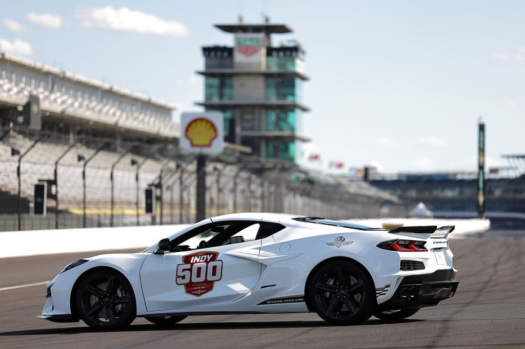 The 2024 Corvette E-Ray is the Official Pace Car for the 108th Indianapolis 500