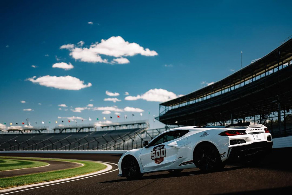 The 2024 Corvette E-Ray is the Official Pace Car for the 108th Indianapolis 500