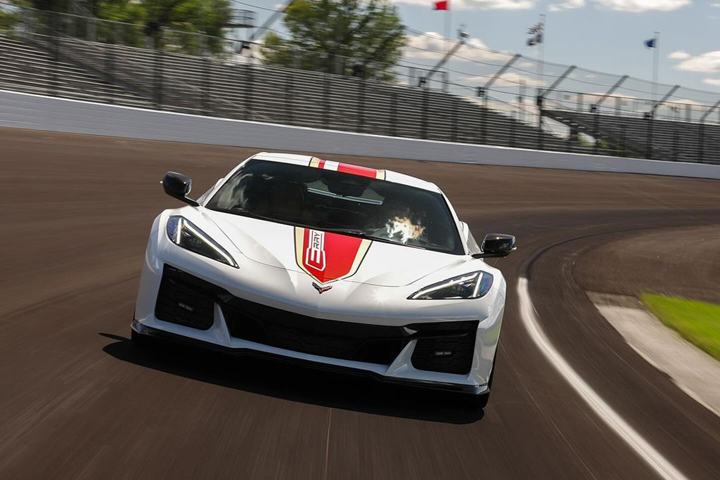 The 2024 Corvette E-Ray is the Official Pace Car for the 108th Indianapolis 500
