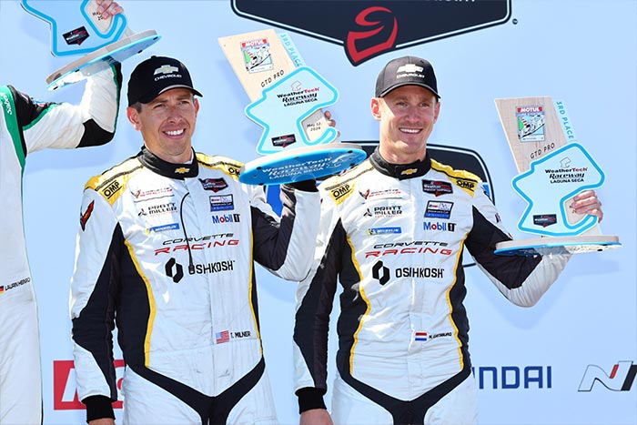 Corvette Racing at Laguna Seca: Podium for Catsburg, Milner