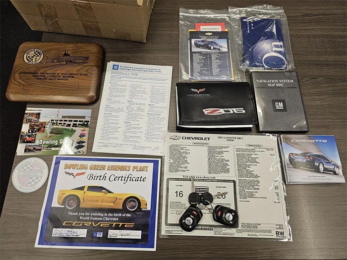 Corvettes for Sale: Atomic Orange 2007 Corvette Z06 on Bring a Trailer