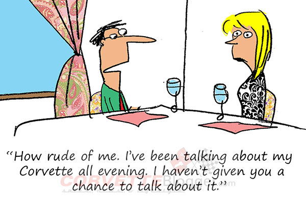 Saturday Morning Corvette Comic: Dating Etiquette for Corvette Owners