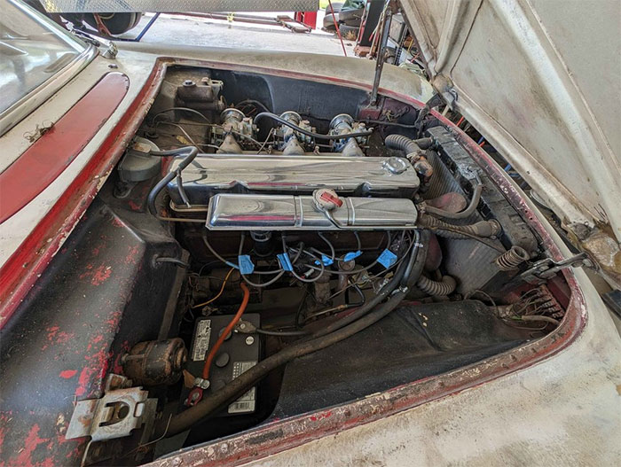 Corvettes for Sale: Numbers Matching 1954 Corvette Barn Find on Facebook Marketplace