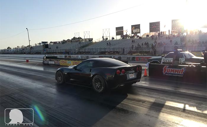[VIDEO] Old School Police Cruiser Gives these Corvettes a Run for their Money