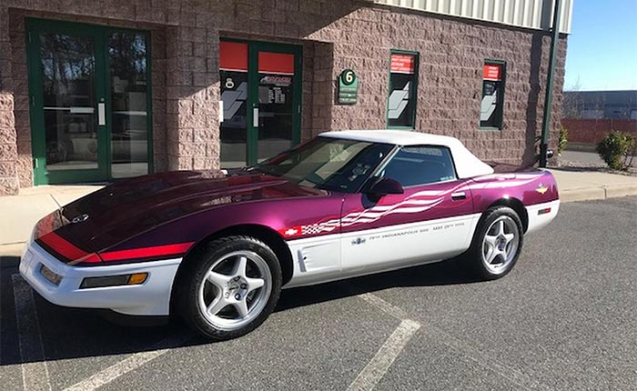 Corvettes for Sale: 384-Mile 1995 Corvette Indy 500 Pace Car on VetteFinders