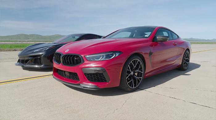 [VIDEO] 2024 Corvette E-Ray U-Drags Twin-Turbo AWD BMW M8 Competition