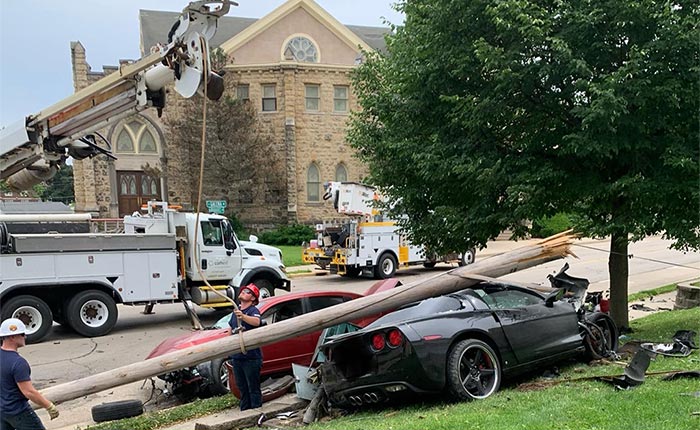 [ACCIDENT] C6 Corvette and a Dodge Charger Get Tangled Up in Illinois