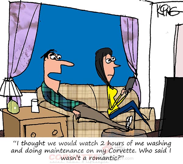 Saturday Morning Corvette Comic: Netflix & Chill with a Corvette Owner