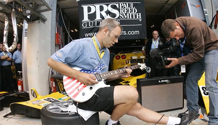 [VIDEO] Le Man's Memories: Mike West Plays the Star Spangled Banner
