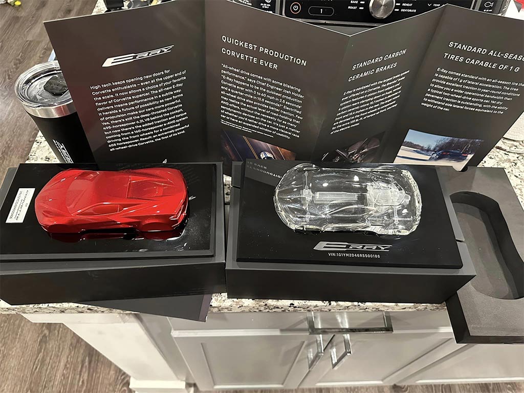 Corvette E-Ray Speed Shape Gift from GM