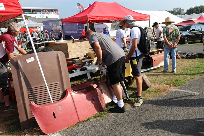 Swap Meet at Corvettes at Carlisle