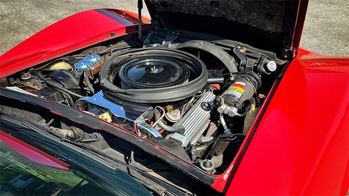 Corvettes for Sale: Red 1974 Corvette with Ties to the NCM is Offered on Facebook