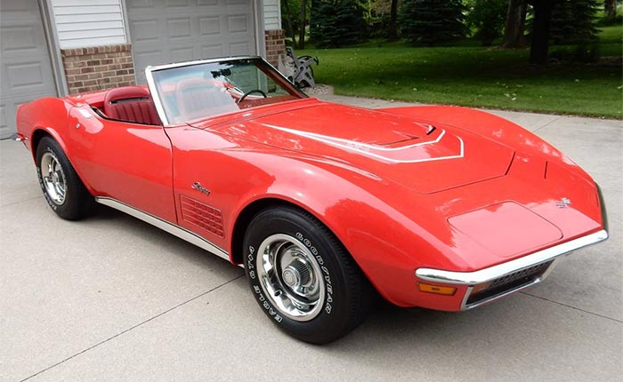 Corvettes for Sale: Long Time Owner Selling His 1972 Corvette LT-1 on Craigslist