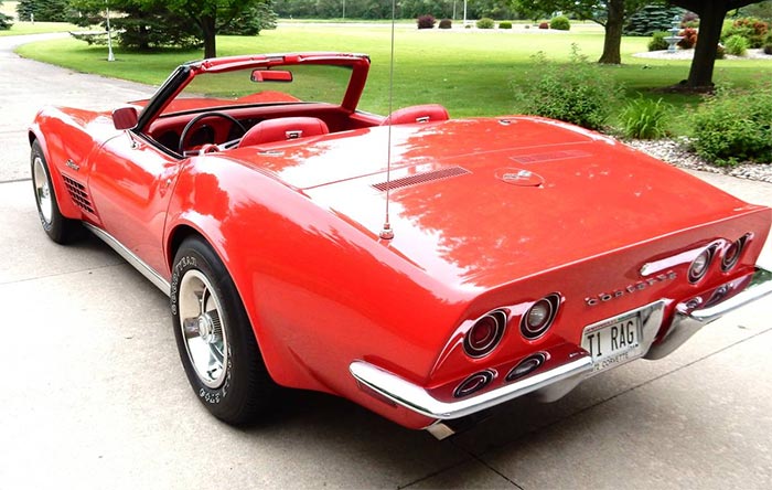 Corvettes for Sale: Long Time Owner Selling His 1972 Corvette LT-1 on Craigslist