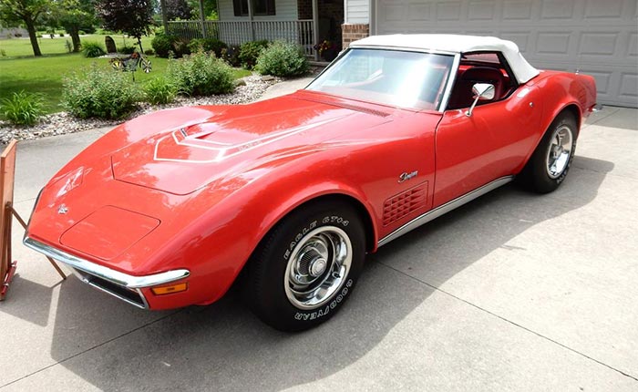 Corvettes for Sale: Long Time Owner Selling His 1972 Corvette LT-1 on Craigslist