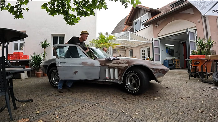 [VIDEO] Man Travels to Germany in his Chevy Nomad to Pick Up a Disassembled 1966 Corvette