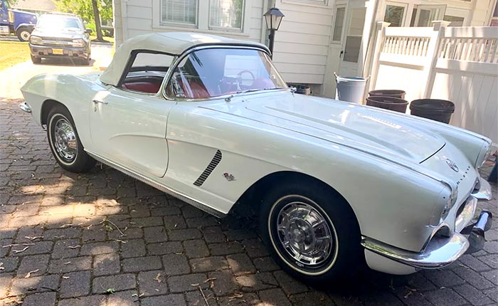 Corvettes for Sale: Two-Owner 1962 Corvette Offered on eBay