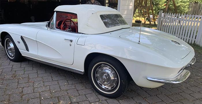 Corvettes for Sale: Two-Owner 1962 Corvette Offered on eBay