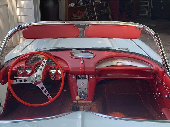 Corvettes for Sale: Two-Owner 1962 Corvette Offered on eBay