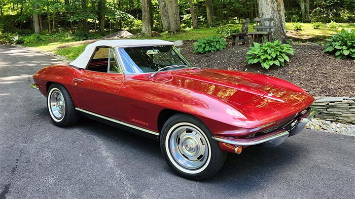 1967 Maroon / Black 350hp Convertible