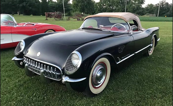 Corvettes for Sale: Black 1954 Corvette for Sale on Craigslist